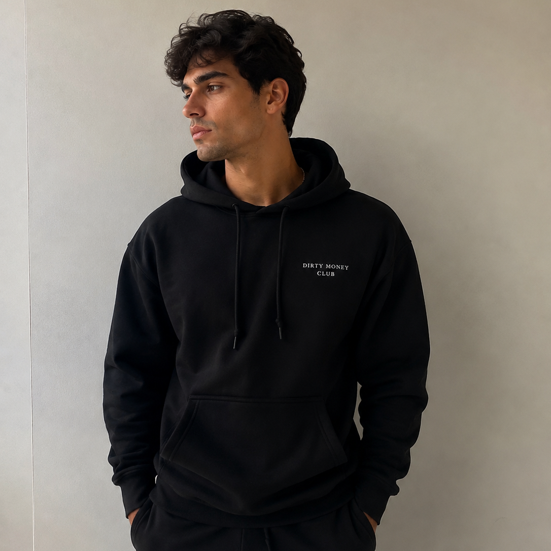 Dirty Money Club Signature Hoodie Black