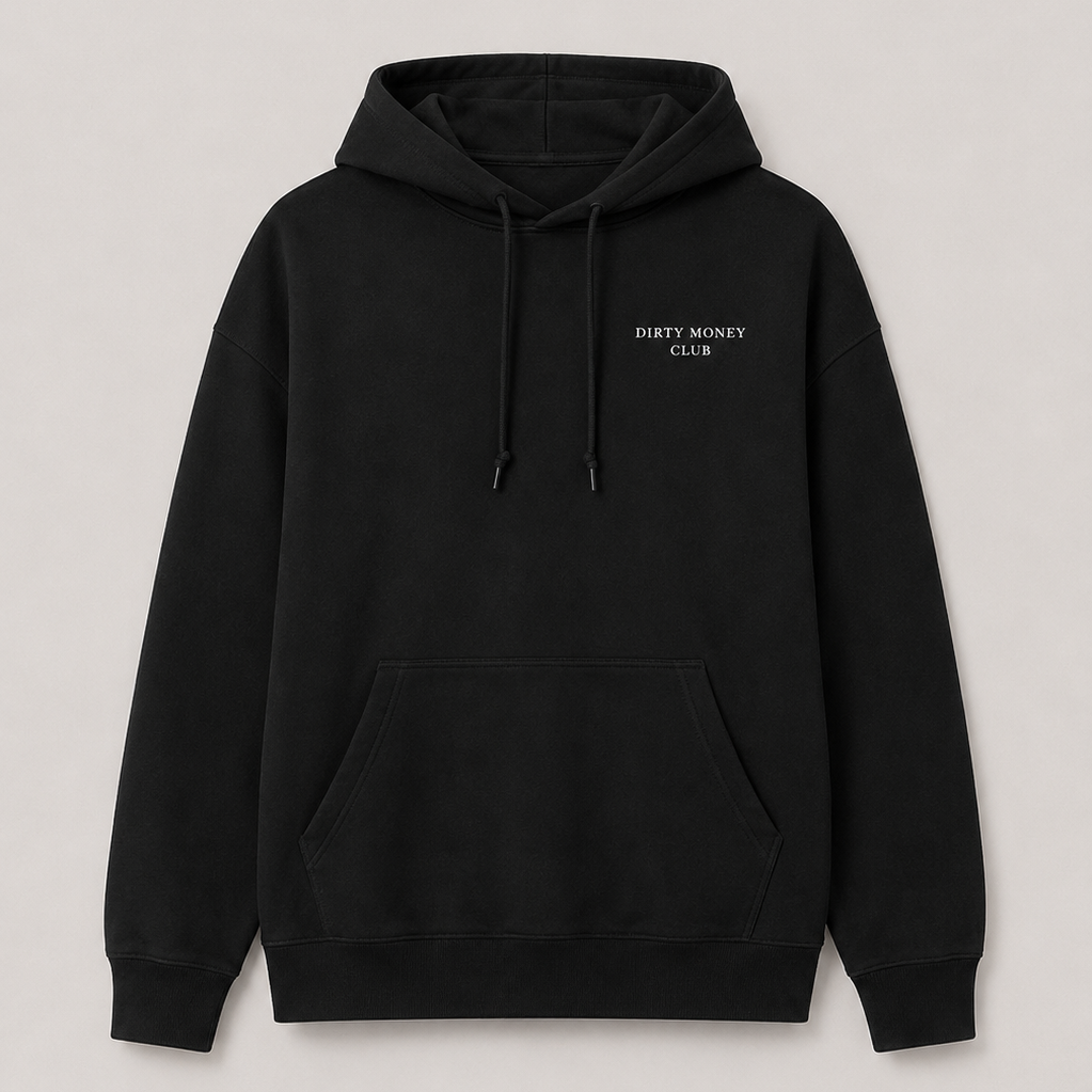 Dirty Money Club Signature Hoodie Black