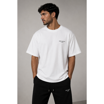 Dirty Money Club Heavy Cotton T-Shirt – White